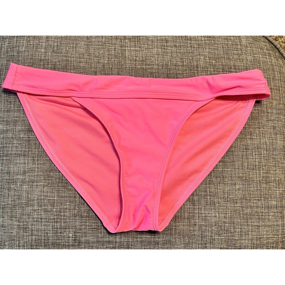 No Boundaries Hot Pink Bikini Swim Bottom Women's Junior's Size Large (11-13)